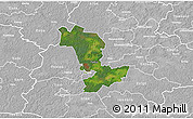 Satellite 3D Map of Paide, lighten, desaturated