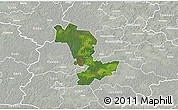 Satellite 3D Map of Paide, lighten, semi-desaturated