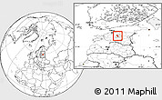 Blank Location Map of Paide, highlighted parent region