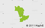 Physical Map of Paide, single color outside