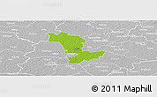Physical Panoramic Map of Paide, lighten, desaturated