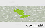 Physical Panoramic Map of Paide, lighten, semi-desaturated