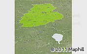 Physical Panoramic Map of Järva, semi-desaturated