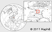 Blank Location Map of Roosna-Alliku, highlighted parent region