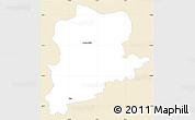Classic Style Simple Map of Roosna-Alliku, single color outside