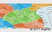 Political Shades 3D Map of Jogeva