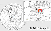 Blank Location Map of Jogeva Linn, highlighted country, highlighted parent region, within the entire country