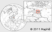 Blank Location Map of Jogeva Linn, highlighted country, highlighted parent region