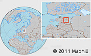 Gray Location Map of Jogeva Linn