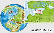 Physical Location Map of Jogeva Linn, highlighted country