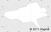 Silver Style Simple Map of Jogeva Linn
