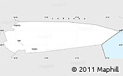 Silver Style Simple Map of Kasepää