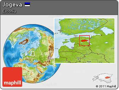 Physical Location Map of Jogeva