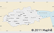 Classic Style Map of Jogeva, single color outside