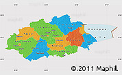 Political Map of Jogeva, cropped outside