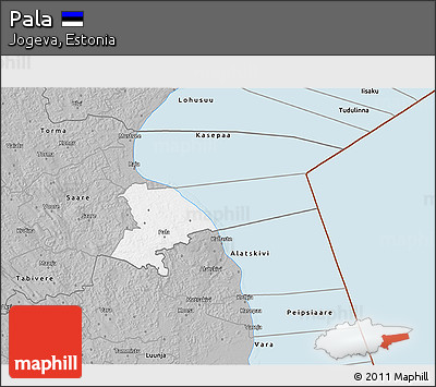 Gray 3D Map of Pala