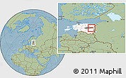 Savanna Style Location Map of Pala, highlighted country, highlighted parent region, hill shading