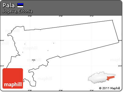 Blank Simple Map of Pala, cropped outside