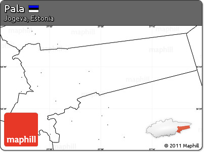 Blank Simple Map of Pala, no labels
