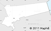 Silver Style Simple Map of Pala