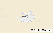 Classic Style 3D Map of Palamuse, single color outside