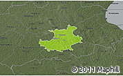 Physical 3D Map of Palamuse, darken, semi-desaturated