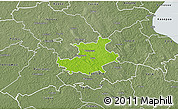 Physical 3D Map of Palamuse, semi-desaturated