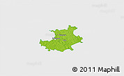 Physical 3D Map of Palamuse, single color outside