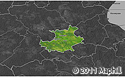 Satellite 3D Map of Palamuse, darken, desaturated