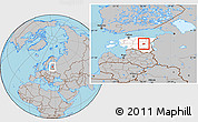 Gray Location Map of Palamuse, highlighted country