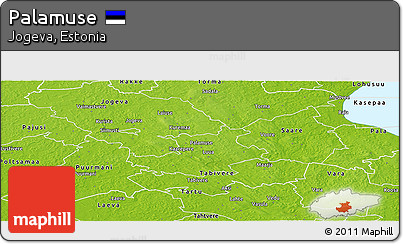 Physical Panoramic Map of Palamuse