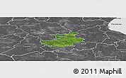 Satellite Panoramic Map of Palamuse, desaturated