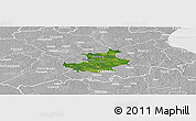 Satellite Panoramic Map of Palamuse, lighten, desaturated