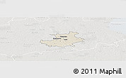 Shaded Relief Panoramic Map of Palamuse, lighten, semi-desaturated