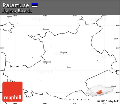 Blank Simple Map of Palamuse