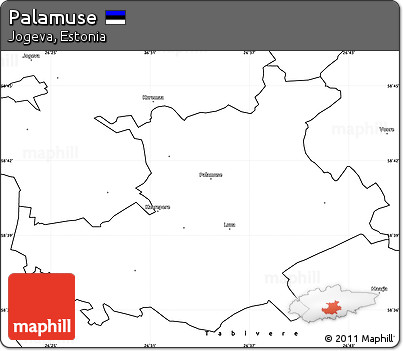 Blank Simple Map of Palamuse