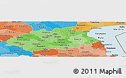 Political Shades Panoramic Map of Jogeva