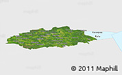 Satellite Panoramic Map of Jogeva, single color outside