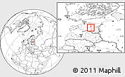 Blank Location Map of Poltsamaa Linn