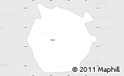 Silver Style Simple Map of Poltsamaa Linn