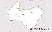 Classic Style Simple Map of Poltsamaa, cropped outside