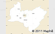 Classic Style Simple Map of Poltsamaa, single color outside