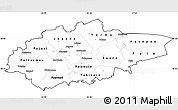 Blank Simple Map of Jogeva, cropped outside