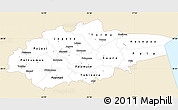 Classic Style Simple Map of Jogeva, single color outside