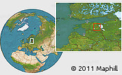 Satellite Location Map of Tabivere, within the entire country
