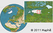 Satellite Location Map of Tabivere, highlighted country