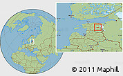Savanna Style Location Map of Tabivere, within the entire country
