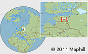 Savanna Style Location Map of Tabivere, highlighted parent region