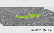 Physical Panoramic Map of Tabivere, desaturated