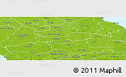 Physical Panoramic Map of Tabivere